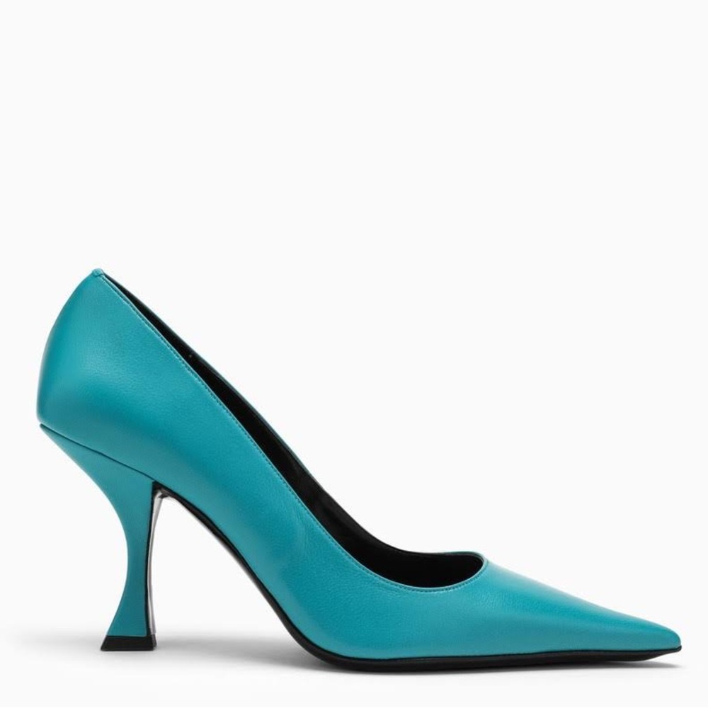 Price Firm - BY FAR Viva Leather Pumps